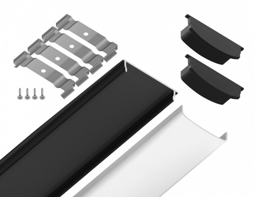 Профиль накладной гибкий Ambrella Light GP GP1600BK в Нижнем Новгороде фото 2