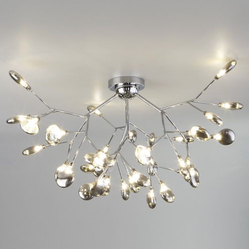 Потолочная люстра Bogate's Lamella 556 хром / дымчатый в Нижнем Новгороде фото 4