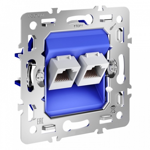 Механизм розетки Ethernet RJ-45 Voltum S70 VLS0602M в Нижнем Новгороде фото 4