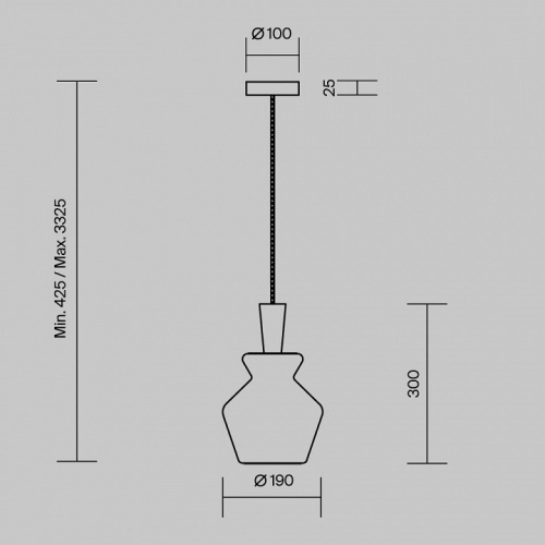 Подвесной светильник Maytoni Toys MOD405PL-01W1 в Нижнем Новгороде фото 8