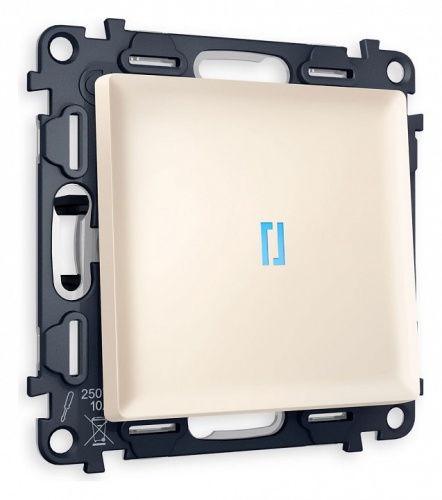 Выключатель одноклавишный с подсветкой без рамки Ambrella Volt ALFA MA322020 в Нижнем Новгороде