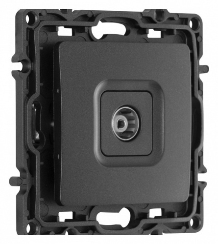 ТВ-розетка без рамки Arte Milano am-217 217.43-1.black в Нижнем Новгороде фото 4
