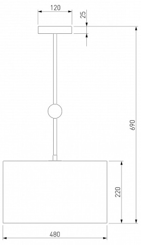 Светильник на штанге Eurosvet Brume 60174/5 латунь в Нижнем Новгороде фото 2