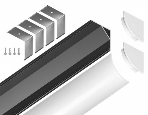 Профиль накладной угловой внутренний Ambrella Light GP GP2100BK в Нижнем Новгороде фото 3
