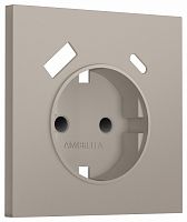 Накладка для розетки с заземлением и со шторками и 2хUSB type A и C Ambrella Volt SIGMA SP3700 в Нижнем Новгороде