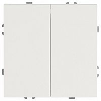 Переключатель двухклавишный без рамки Stekker Эмили 50233 в Нижнем Новгороде