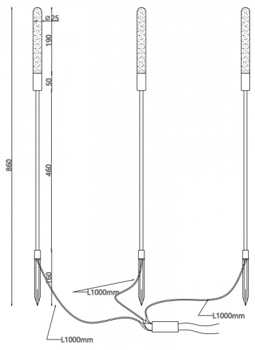 Наземный низкий светильник Favourite Reedy 4048-3T в Нижнем Новгороде фото 5