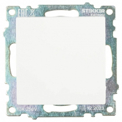 Переключатель перекрестный одноклавишный без рамки Stekker Катрин 49176 в Нижнем Новгороде