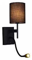 Бра с подсветкой 86210-9.2-001KT LED3W+E14 BK в Нижнем Новгороде