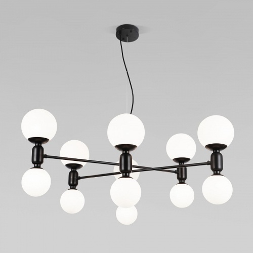 Подвесная люстра Eurosvet Bubble 30182 черный в Нижнем Новгороде фото 4