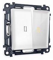 Выключатель двухклавишный с подсветкой без рамки Ambrella Volt ALFA MA104010 в Нижнем Новгороде