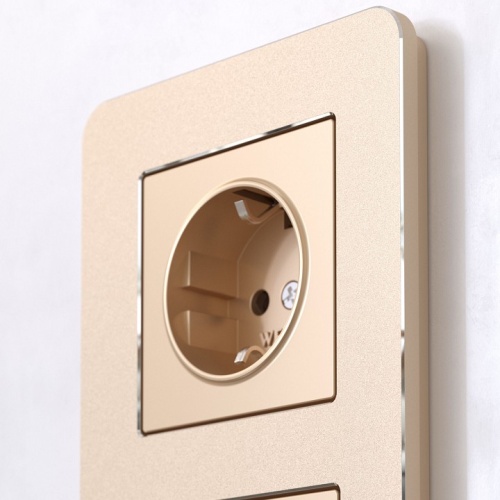 Рамка на 4 поста Werkel Platinum (шампань) W0042611 в Нижнем Новгороде фото 2