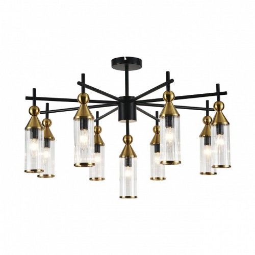 Люстра на штанге Indigo Torazzo 13037/9R Black в Нижнем Новгороде фото 4