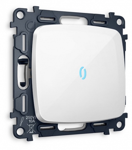 Выключатель проходной одноклавишный с подсветкой без рамки Ambrella Volt OMEGA MO102040 в Нижнем Новгороде