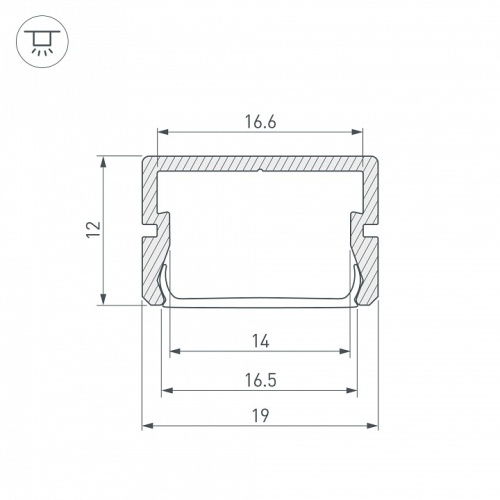 Профиль накладной Arlight Siler 25490 в Нижнем Новгороде фото 2