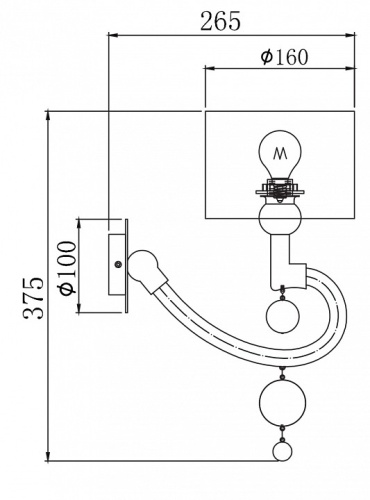 Бра Maytoni Bubble Dreams MOD603-01-N в Нижнем Новгороде фото 2