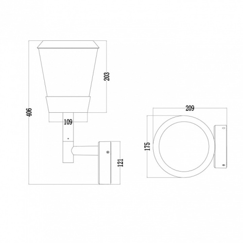 Светильник на штанге Maytoni Faro O039WL-01B в Нижнем Новгороде фото 3