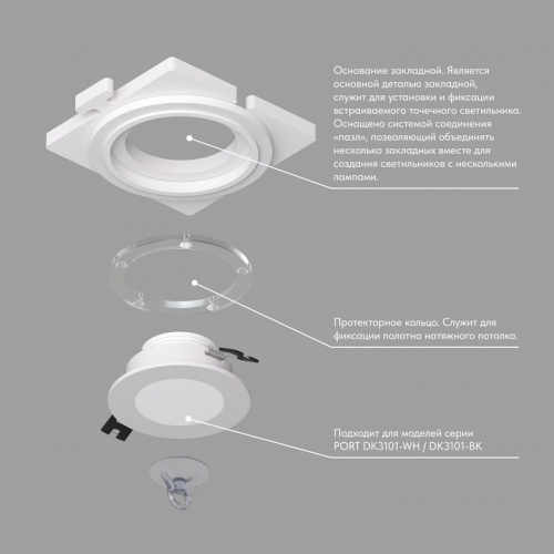 Кольцо декоративное Denkirs SCB DK3101-SCB в Нижнем Новгороде фото 4