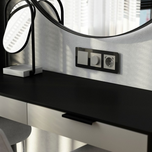 Выключатель проходной одноклавишный без рамки Werkel дымчатый W1210004 в Нижнем Новгороде фото 3