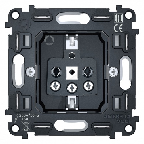 Механизм розетки с заземлением Ambrella Volt Quant VM141 в Нижнем Новгороде