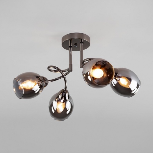 Потолочная люстра Eurosvet Roselyn 30171/4 черный жемчуг в Нижнем Новгороде фото 5