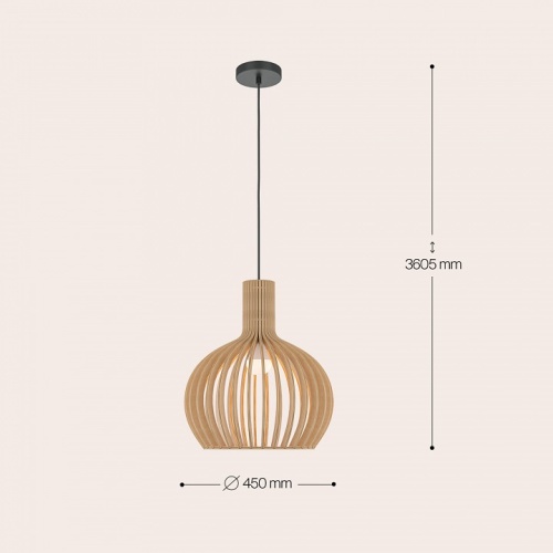 Подвесной светильник Maytoni Roots MOD194PL-01W1 в Нижнем Новгороде фото 4