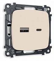 Розетка 2хUSB type A и C без рамки Ambrella Volt OMEGA MO331010 в Нижнем Новгороде