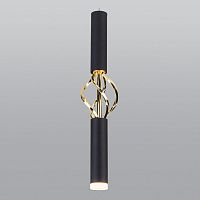 Подвесной светильник Eurosvet Lance 50191/1 LED черный/золото в Петровом Вале