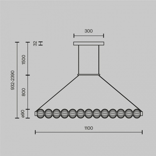 Подвесной светильник Maytoni Amulet MOD555PL-L18G3K в Нижнем Новгороде фото 4