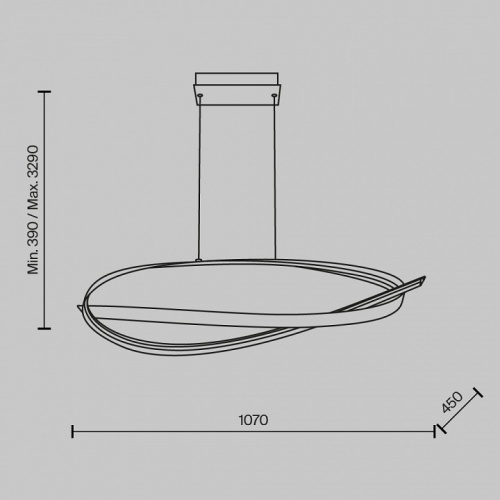 Подвесной светильник Maytoni Plons MOD283PL-L40BS3K в Нижнем Новгороде фото 6