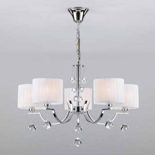 Подвесная люстра Eurosvet Napoli 60095/5 хром в Нижнем Новгороде фото 5