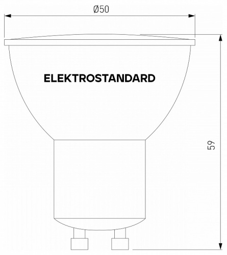 Лампа светодиодная с управлением через Wi-Fi Elektrostandard Умная лампа GU10 GU10 7Вт 3300-6500K BLGU1018 в Нижнем Новгороде фото 2
