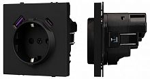 Розетка с заземлением и со шторкой и 2хUSB type A и C, без рамки Arlight NOBE 054285(1) в Нижнем Новгороде