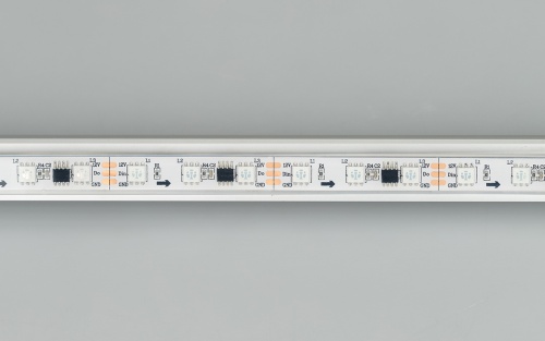 Лента SPI-5000PGS-5060-60 12V Cx3 RGB (12mm, 14.4W, IP67) (Arlight, Закрытый, IP67) в Советске фото 4