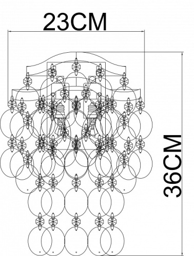 Накладной светильник Arte Lamp Pipirima A4065AP-2SG в Нижнем Новгороде фото 4