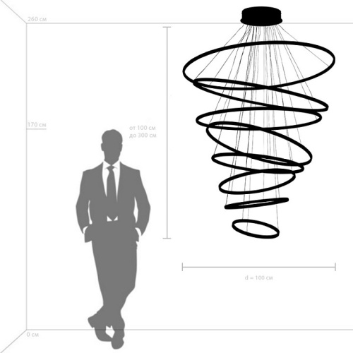 Подвесная люстра Lightstar Rotonda 736483 в Нижнем Новгороде фото 2