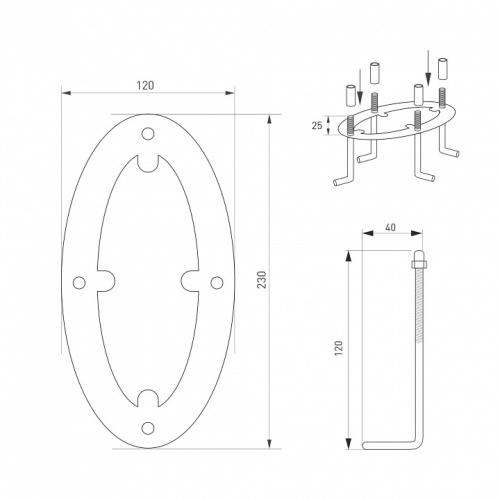 Наземный высокий светильник Arlight Muse 037522 в Нижнем Новгороде фото 3
