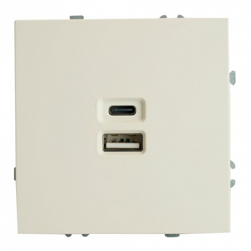 Розетка 2хUSB type A и C без рамки Stekker Эмили 49879 в Нижнем Новгороде фото 5