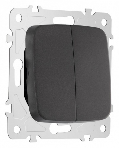 Выключатель для жалюзи без рамки Arte Milano 205 205.38-2.black в Нижнем Новгороде