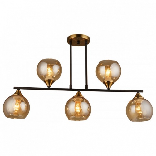 Люстра на штанге Imex MD.1234 MD.1234-5-S BK+CP в Нижнем Новгороде