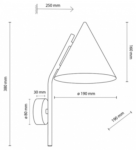 Бра TK Lighting Cono 11087 CONO BRICK в Нижнем Новгороде фото 2