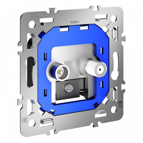 Механизм ТВ-розетки и SAT-розетки оконечные Voltum S70 VLS0604M в Нижнем Новгороде фото 4