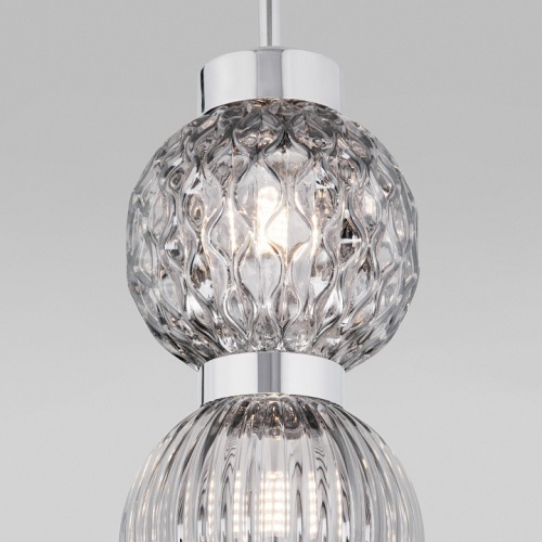 Подвесной светильник Eurosvet Plaza 50186/2 хром в Нижнем Новгороде фото 2