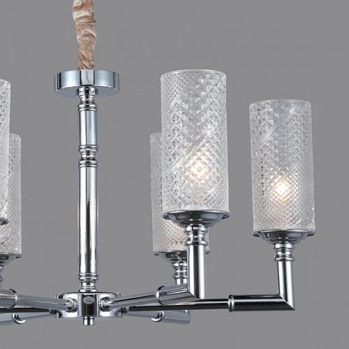 Подвесная люстра ILLUMICO  IL8683-6P-10 CR в Нижнем Новгороде фото 2