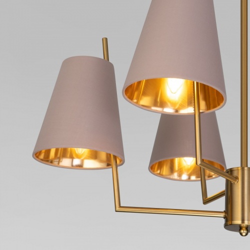 Люстра на штанге Eurosvet Topanga 60173/6 латунь в Нижнем Новгороде фото 6