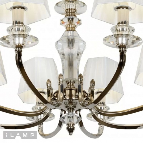 Подвесная люстра iLamp Holywood P9399-8 nic в Нижнем Новгороде фото 3