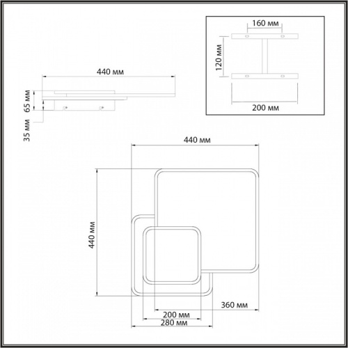 Накладной светильник Sonex Pine 7737/60L в Саратове фото 10