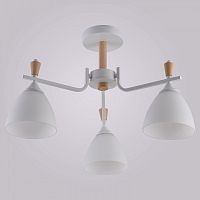 Люстра на штанге 01622-0.3-03 WH+WOOD в Нижнем Новгороде