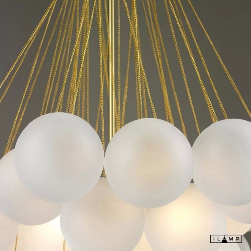 Люстра на штанге iLamp Globe 10099P/3-D800 GL-WH в Нижнем Новгороде фото 2
