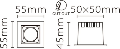Встраиваемый светильник Fiberli XL003 12130301 в Нижнем Новгороде фото 4
